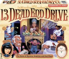 13 Dead End Drive Board Game Milton Bradley -Family Game Night Kids & Adults