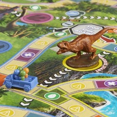 The Game of Life Jurassic Park Edition Family Board Game for Ages 8 and Up