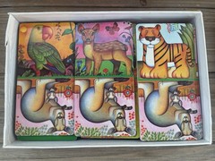 VTG 1990 Animal Dominos By Discovery Toys