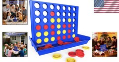 Educational Big Size 4 in a Row Game for Kids – Perfect for Family Gatherings!