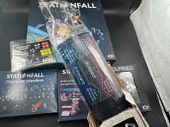 Ion Stationfall Board Game Collection with Standees Miniatures Mat BGG Promo