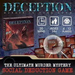 Murder in Hong Kong Party Game | Engaging Social Deduction | 20 Min | 12 Players