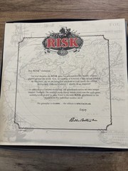 Hasbro Risk 40th Anniversary Collector’s Edition Board Game SEE DESCRIPTION