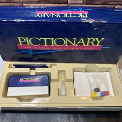 Vintage 1993 Milton Bradley Pictionary Board Game 90s – Complete in great shape!