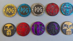 Lot of 19 Authentic POG Slammers The World Pog Federation 1990s POGS/Caps