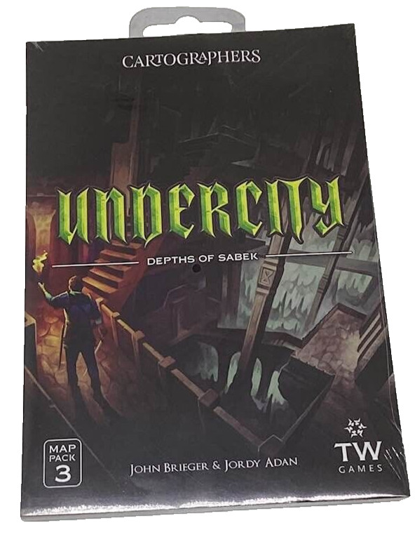 Undercity Depths Sabek Cartographers Map Pack 3 Brieger Adan Factory Sealed NEW