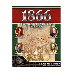 Compass Wargame 1866 – The Struggle for Supremacy in Germany Box VG/EX