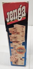 Vtg Original 1986 JENGA 4793 MB Game Wood Blocks Complete USA
