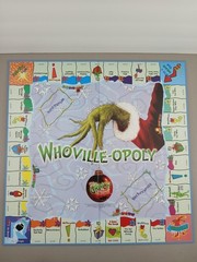 Vtg 2000 Whoville-opoly Board Game How the Grinch Stole Christmas Monopoly Y2K