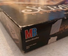Scrabble Deluxe Edition Rotating Board 1989 Complete Read Description