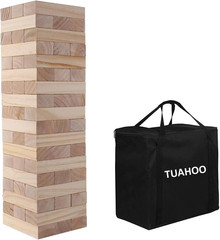 Outdoor Games Giant Tumble Tower Large Tumbling Timber 54 Wooden Blocks Tower St