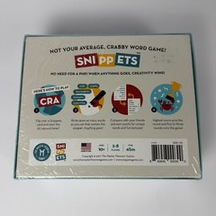 Snippets – The Fast Paced, Anything Goes Word Game, Board Game Brand New