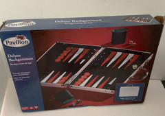 Pavilion Toys ‘R Us Backgammon In Silver Case Black White Red