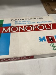 VTG 1961 Monopoly Board Game Parker Brothers 99% Complete Original RARE READ