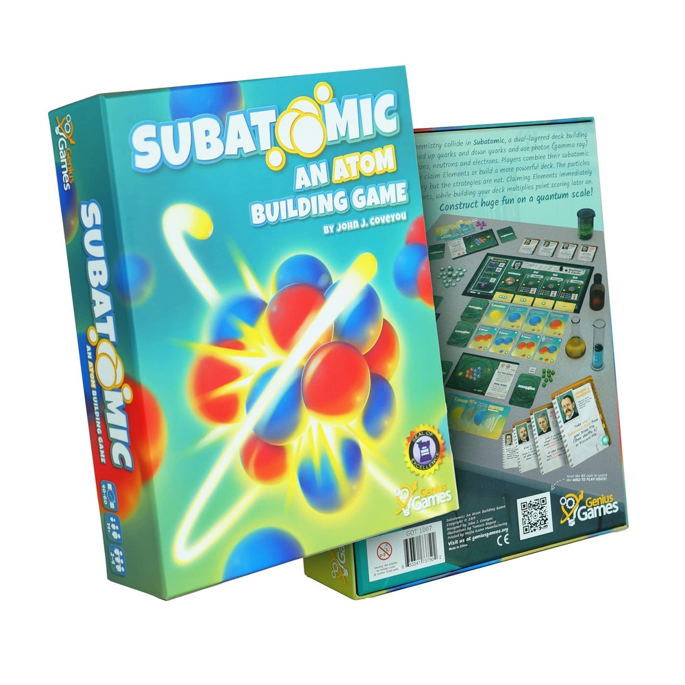 Subatomic: an Atom Building Game (2nd Edition) | A Chemistry Game About Elements