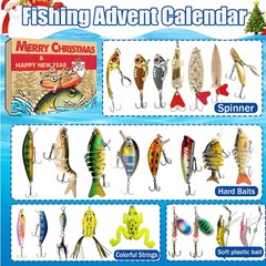 Advent Calendar Fishing Lure Set – 24 Days Small