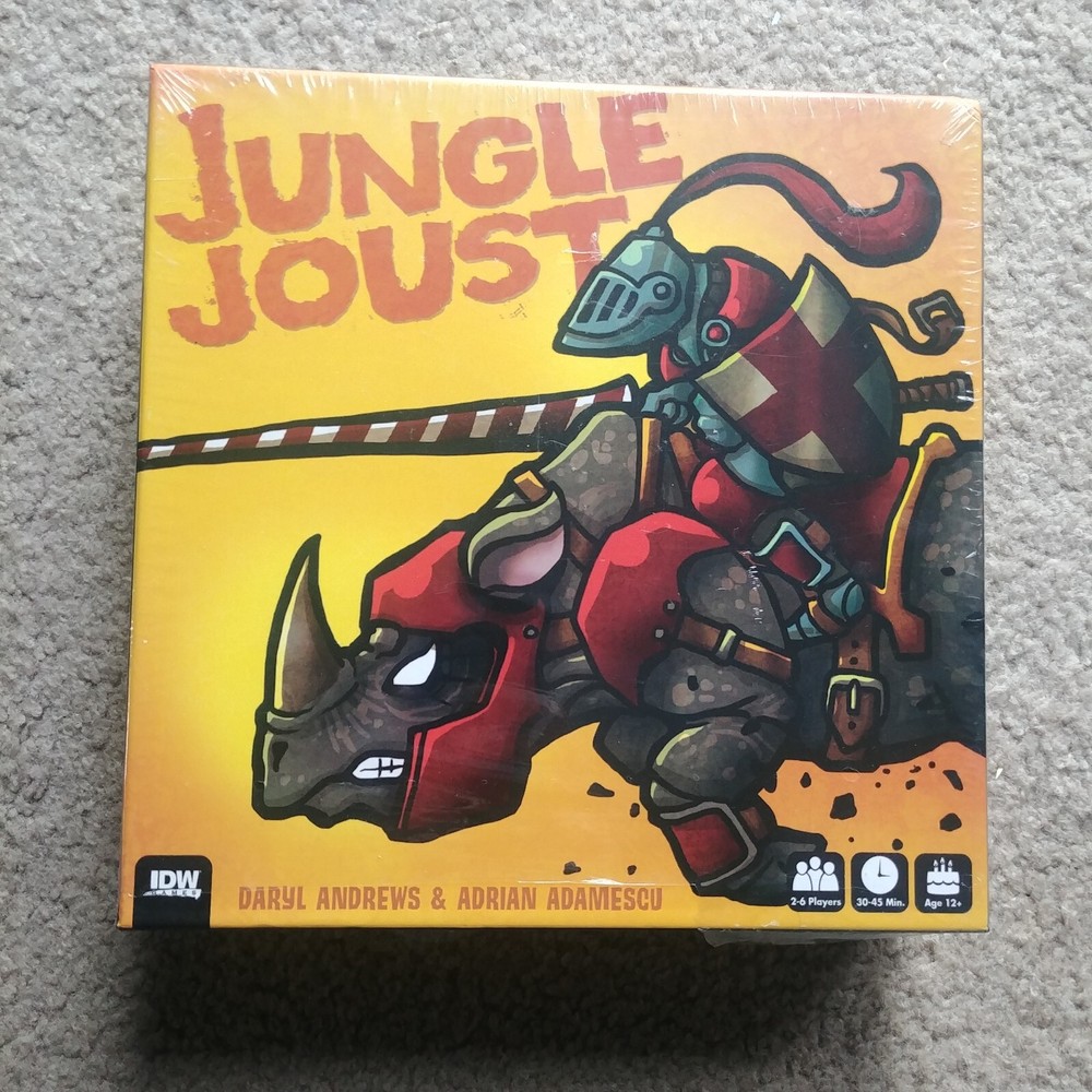 Jungle Joust Board Game IDW NEW SEALED Ages 12 And Up