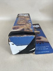 Vintage 1986 Jenga Block Game In Original Box Milton Bradley Missing 1 Block