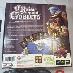 Raise Your Goblets Board Game 2016 CMON Horrible Games 100% COMPLETE