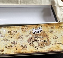 DISNEY VACATION CLUB Jenga PIRATES OF THE CARIBBEAN Edition Used/incomplete