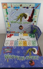 Vtg 2000 Whoville-opoly Board Game How the Grinch Stole Christmas Monopoly Y2K