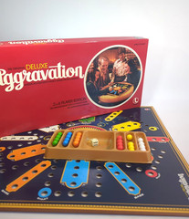 VINTAGE 1977 Deluxe Aggravation Game By Lakeside Complete E8