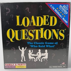LOADED QUESTIONS Family & Party Game 4-6 Players Teen to Adult All Things Equal