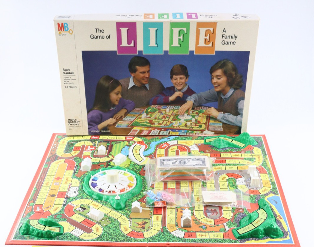 Vtg 1985 The Game of Life Board Game Milton Bradley 100% Complete