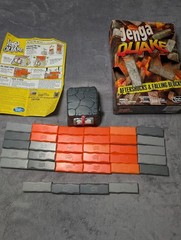 Jenga Quake Game Hasbro Earthquake Shaking Vibrating – TESTED WORKS Mis-2 BLOCKS
