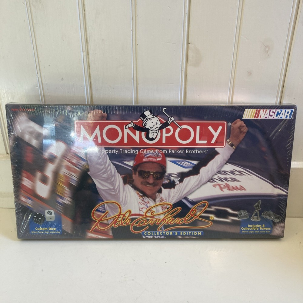 Monopoly Dale Earnhardt Collector’s Edition SEALED COMPLETE USAopoly 2000 New