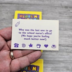 Vintage Hidden Talents Board Game Cards Replacement by Pressman 1994 Cards 180