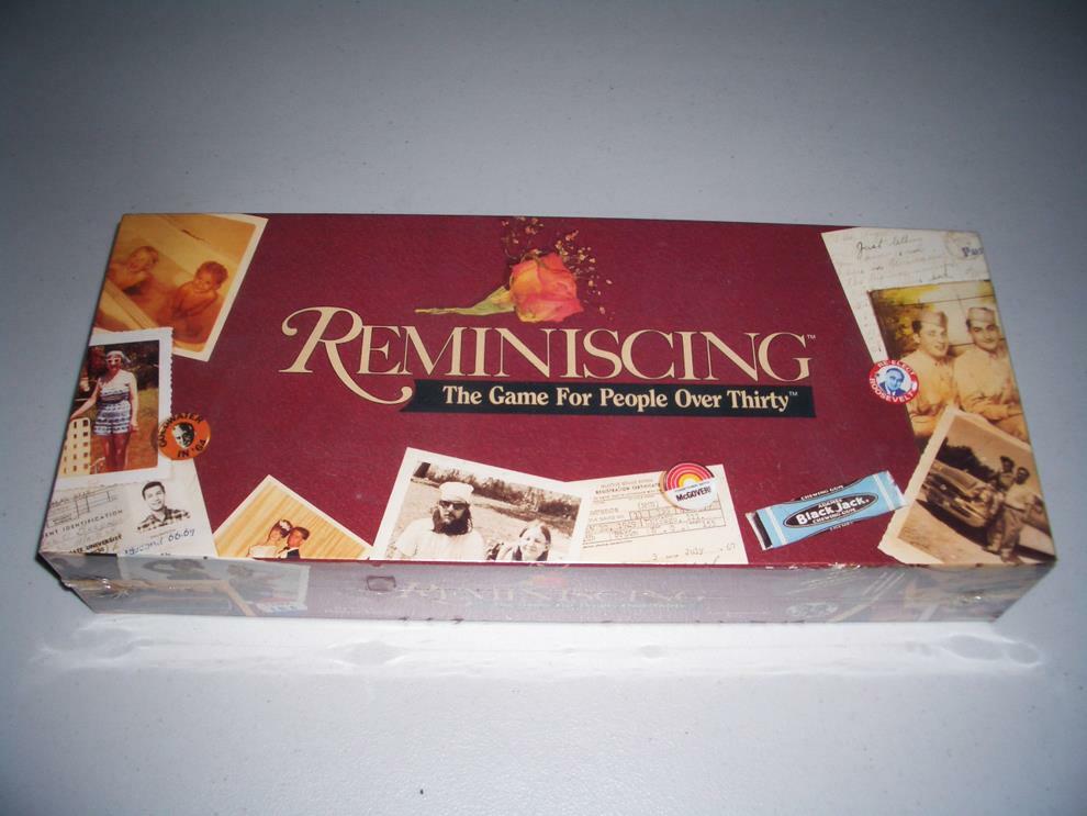 Reminiscing Board Game The Game For People Over Thirty- New / Factory Sealed Box