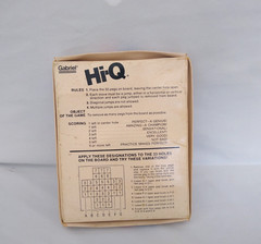 Vintage Gabriel HI Q 7120 Solitaire Peg Game 1978 Complete Favorite Travel Games
