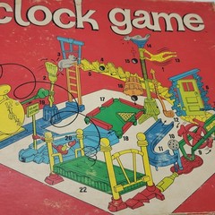 vintage 1964 Crazy Clock Game Ideal “99%” complete!