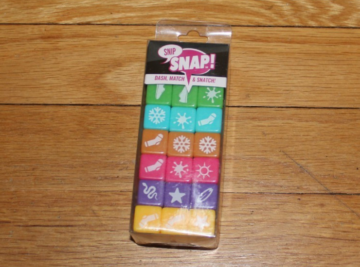 Snip Snap Match Snatch and Win! Family Fast Pace Dice Game