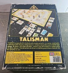 Talisman The Magical Quest Game 2nd Edition Games Workshop 1985