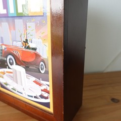 The Game of Life Vintage Game Collection Wooden Book Box Bookshelf 2009 MB Games