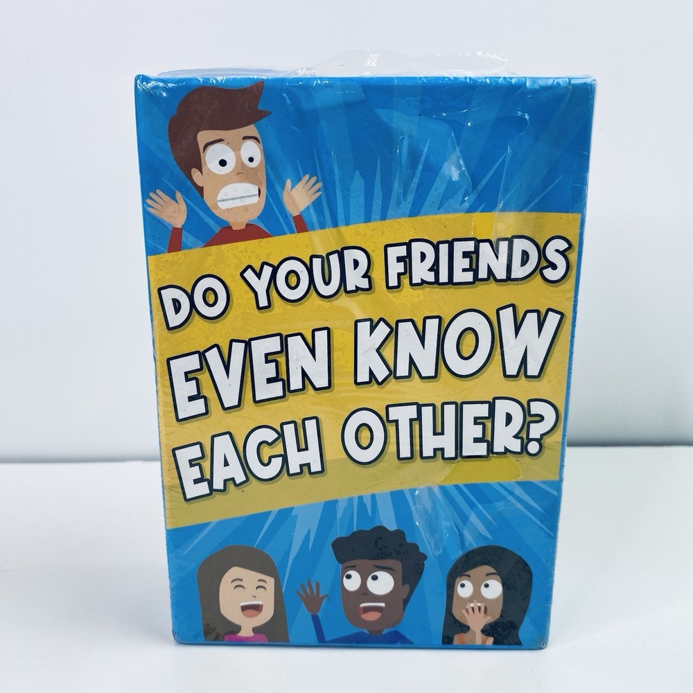 Do Your Friends Even Know Each Other? Adult & Teen Party Card Game NEW!