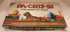 Vintage ” PA-CHIZ-SI” Board Game The Game of India Transogram Family Game