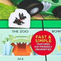 Limited Edition Monopoly Junior Game for Ages 5+ – Educational Fun for 4 Players