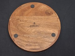 Wooden Handcrafted Solitaire Board Game Magnolia Wood Carving BOARD ONLY