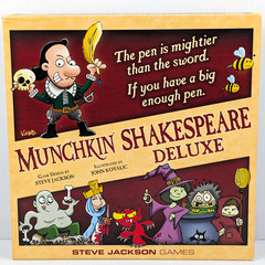 Munchkin Shakespeare Deluxe 100% COMPLETE Steve Jackson Games Gift