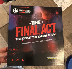 Hunt A Killer The Final Act: Murder at the Talent Show Immersive Game 14+