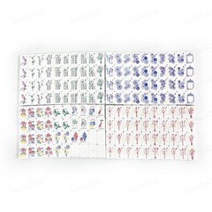 NEW! Vibrant Layered Mahjong Tiles – Full American Set 160Tiles – Jade