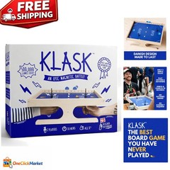 Klask: The Engaging Magnetic Game of Skill for Kids & Adults – Portable Fun!