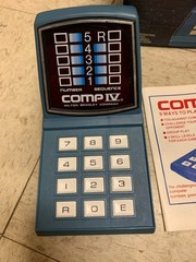 Vintage 1977 Milton Bradley Comp IV – Complete In Box Clean Unfaded WORKS