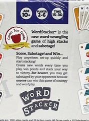 WORD STACKER Family Word Building Game, 2-6 Players 10yr+ ~ Ingenium Games NEW