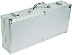 NEW! – American Mahjong Set – 166 White Tiles (All-In-One Rack/Pushers), Silver