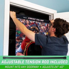 Gosports Strikeout Challenge Indoor Baseball Toss Game – Doorway Fun for All