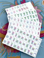 LUMINAIRE PURPLE 4 Layer Acrylic Mahjong Tiles American Set 160 Tiles US SELLER!